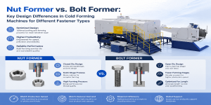 Dongrui Nut Former vs. Bolt Former Key Design Differences in Cold Forming Machines for Different Fastener Types